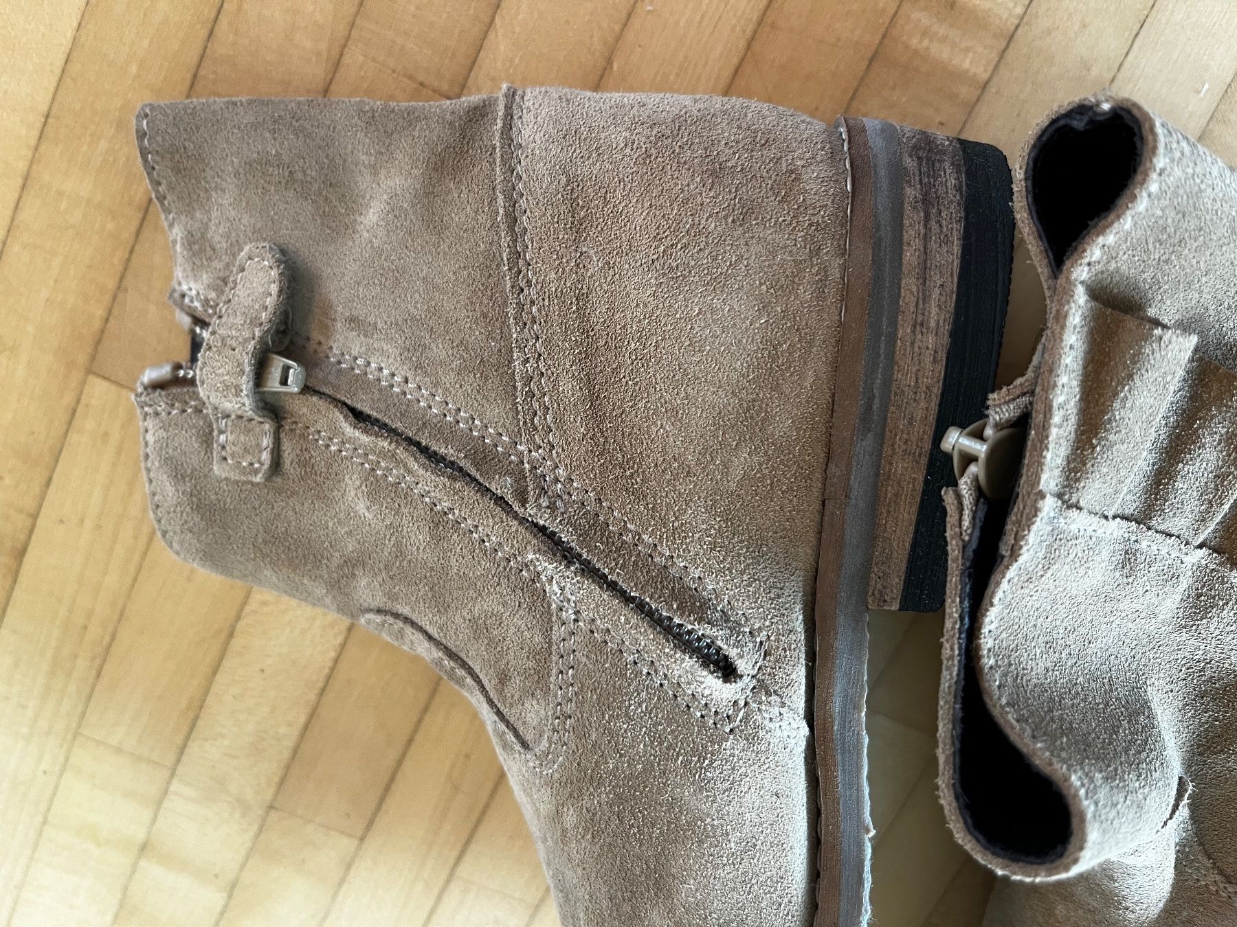 Schuhe für Mädchen: Click Boots Stiefeletten Wildleder 34 – Gebraucht aus Horgen von Hoppelhase11 3