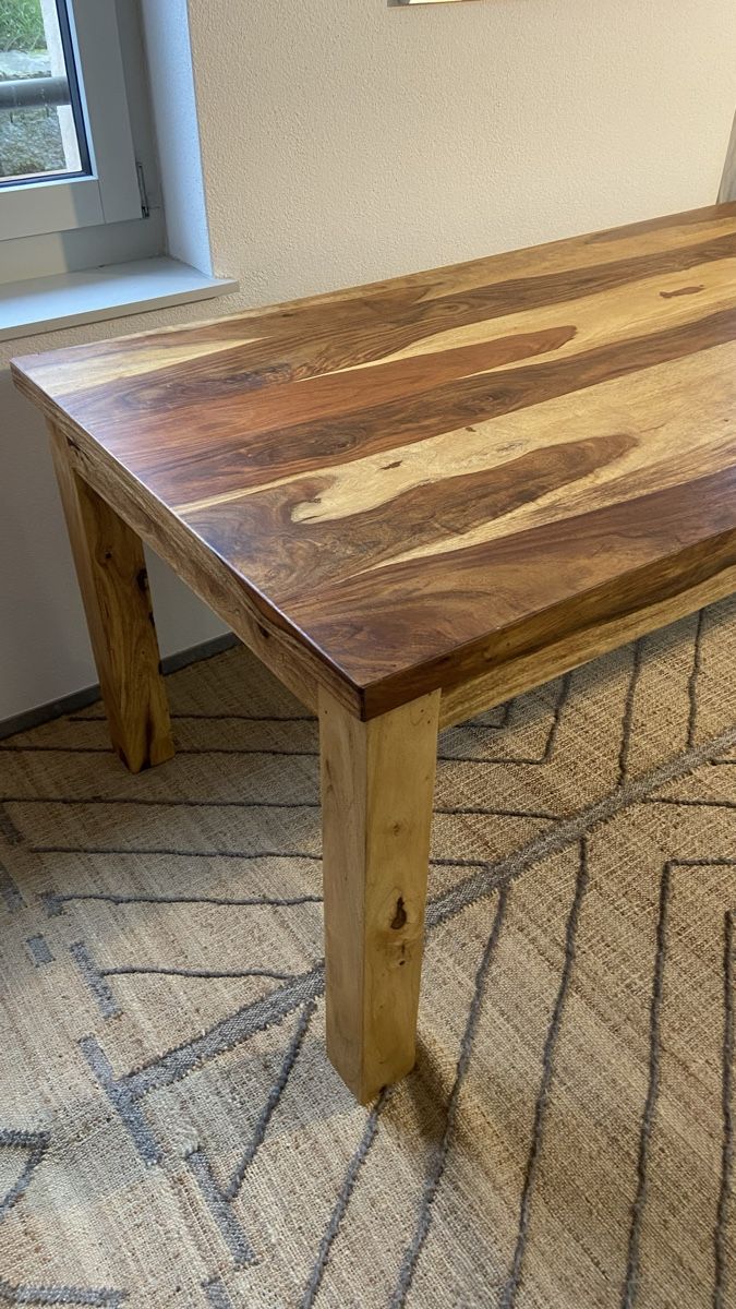 Tavoli: Massiver Holztisch/Esstisch 200x90 – Usato da Zürich venduto da Unique2400 3
