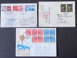 SUISSE: 6 envois aériens des années 1939–1988