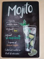 Mojito Blechschild