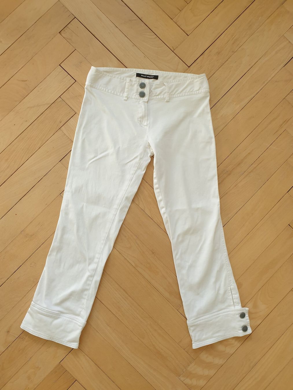 Tally Weijl Pantaloni: 7/8 Hose Weiss – Usato da Lenzburg venduto da eva_8fw5