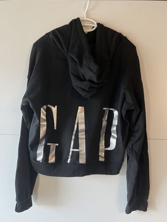 GAP Damen Kapuzenpulli schwarz, Grösse XS
