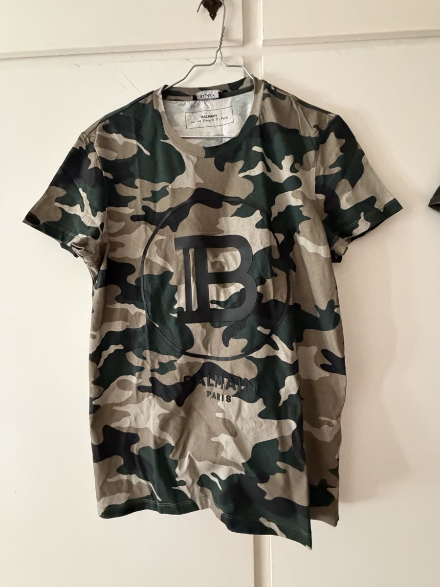 Balmain Lotti di vestiti: Set di 2 T shirt Balmain Camouflage – Usato da Lugano venduto da can_xdd8 2