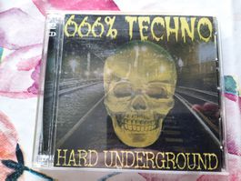 CD 666% Techno Hard underground