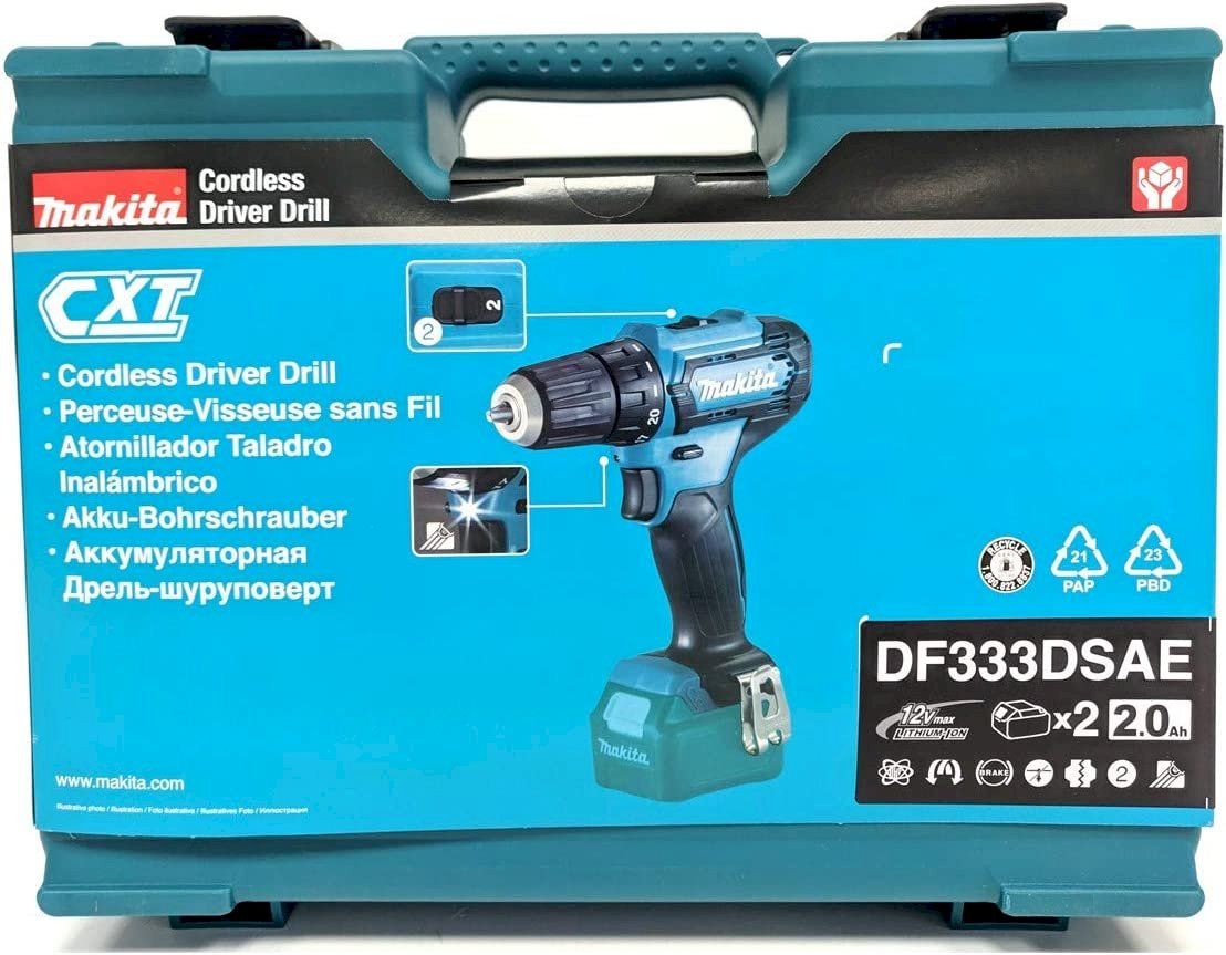 Bohrmaschinen: Makita DF333DSAE Akku-Bohrschrauber – Neu und originalverpackt aus Bottighofen von zaap 6