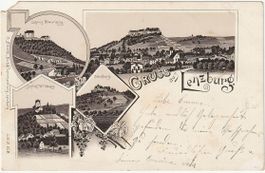 Litho Gruss aus Lenzburg 1898