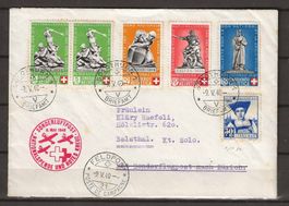 FP040 - Lettre Pro patria 1940  obl. 9.5.1940 (avec B5C)