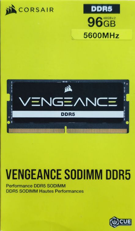 Corsair Vengeance SODIMM DDR5 96GB 5600MHz RAM Kit (Neu (gemäss ...