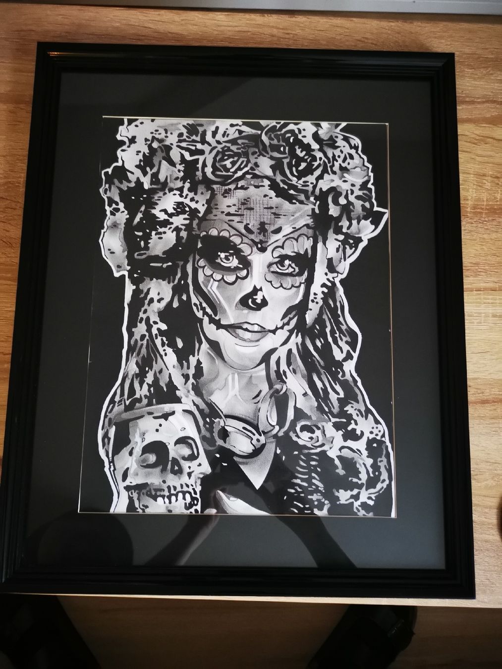 Dipinti: La Santa Muerte Bild – Nuovo (secondo la descrizione) da Wildegg venduto da marc_spi