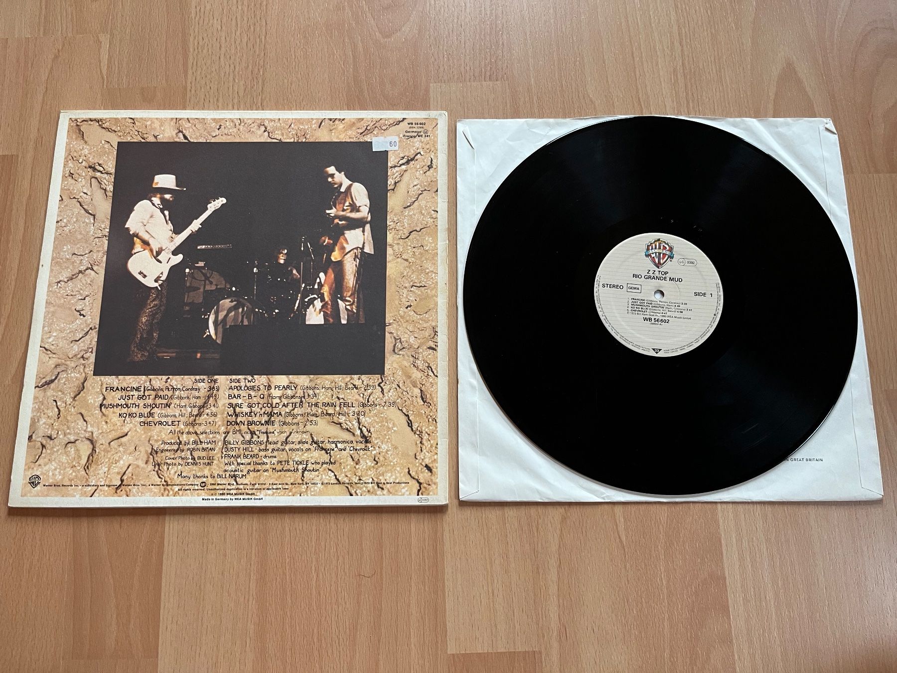Dischi in vinile: ZZ Top - Rio Grande Mud – Usato da Giebenach venduto da Wurlitzer70 1