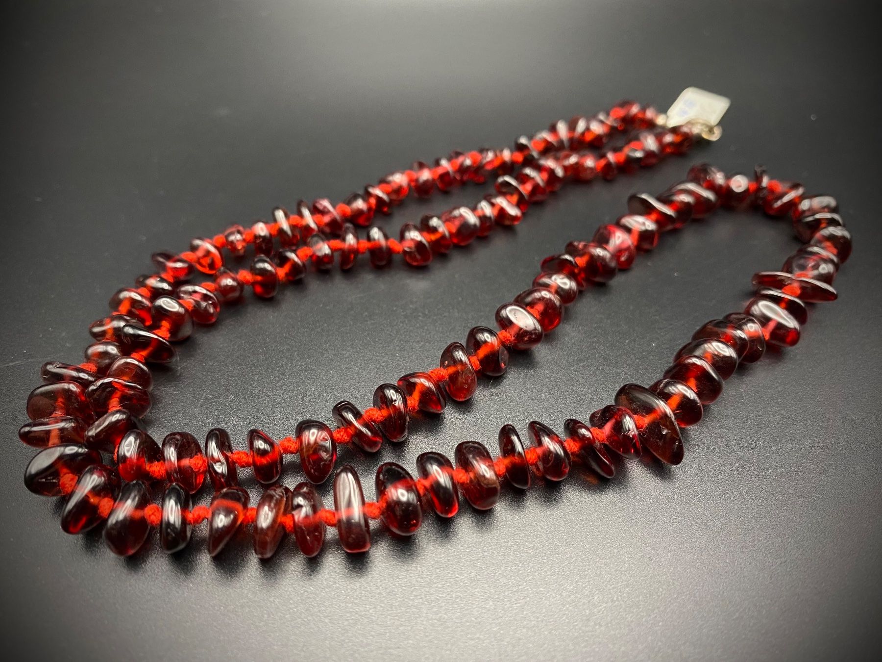 Catenine: Granat-Halskette, Vintage. – Usato da Lamone venduto da LaCantinaMagica 2