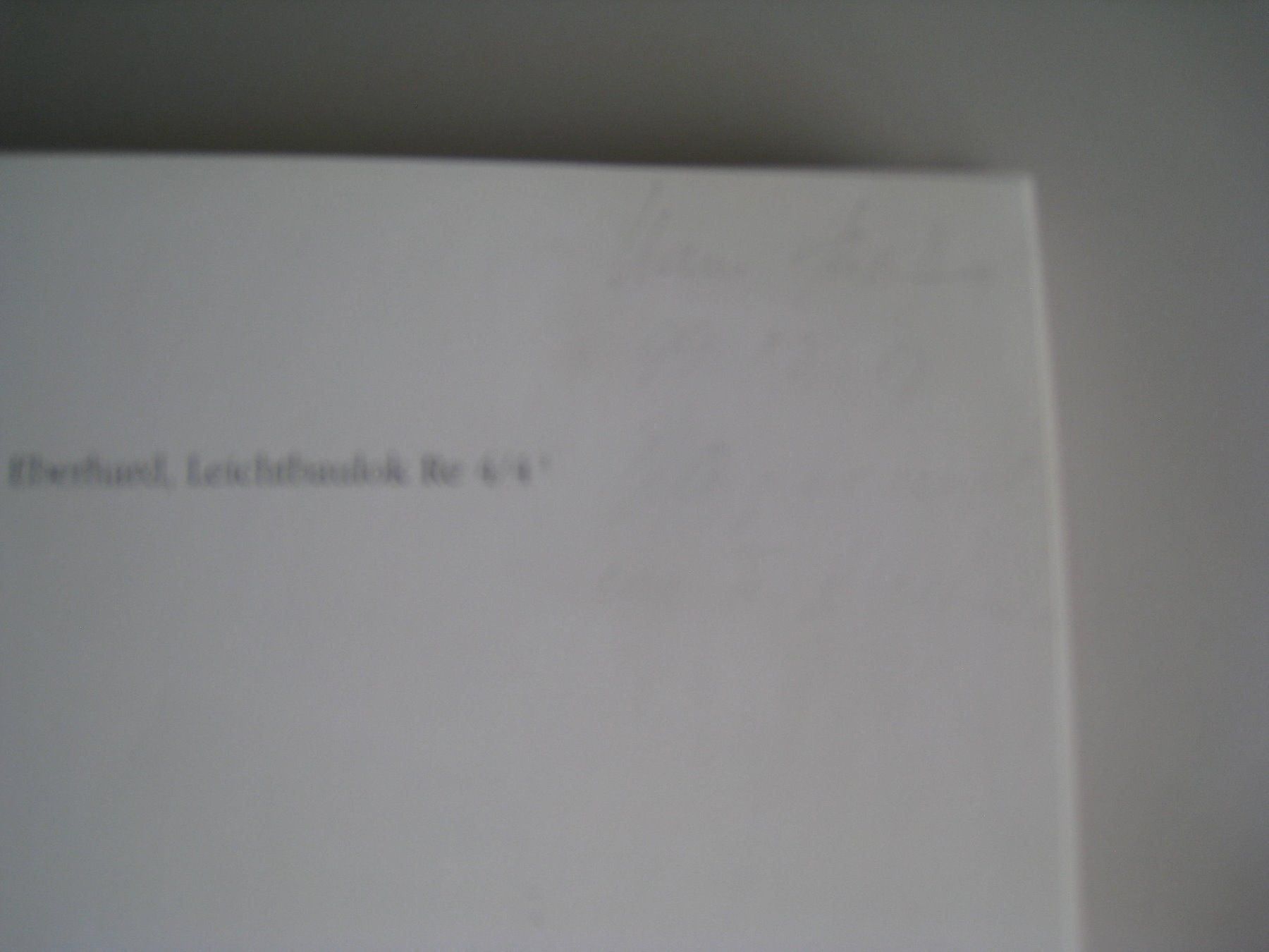 Libri: Leichtbaulok Re 4/4 I  Franz Eberhard – Usato da Buchs ZH venduto da swiss-train 7