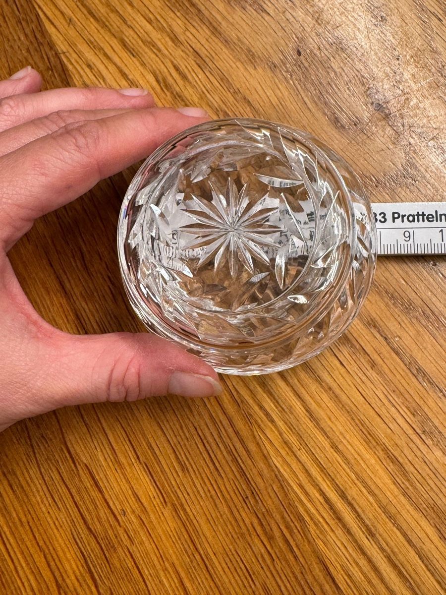 Bicchieri: Vintage Kristall Dose mit Deckel – Usato da Niederbüren venduto da poschti 2