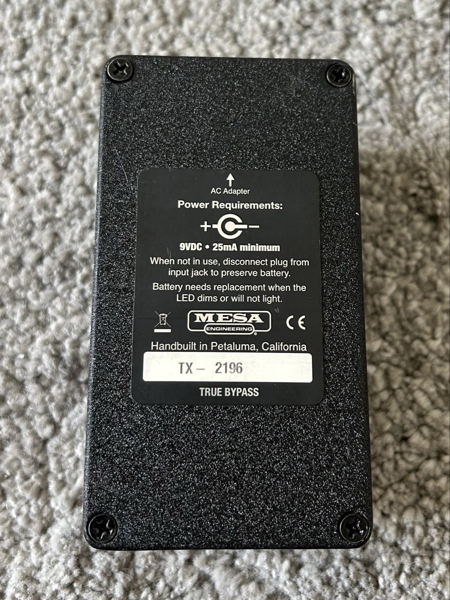 Strumenti musicali: Mesa Boogie Throttle Box Distortion Overdrive Pedal – Usato da Bettwiesen venduto da KK_1 4