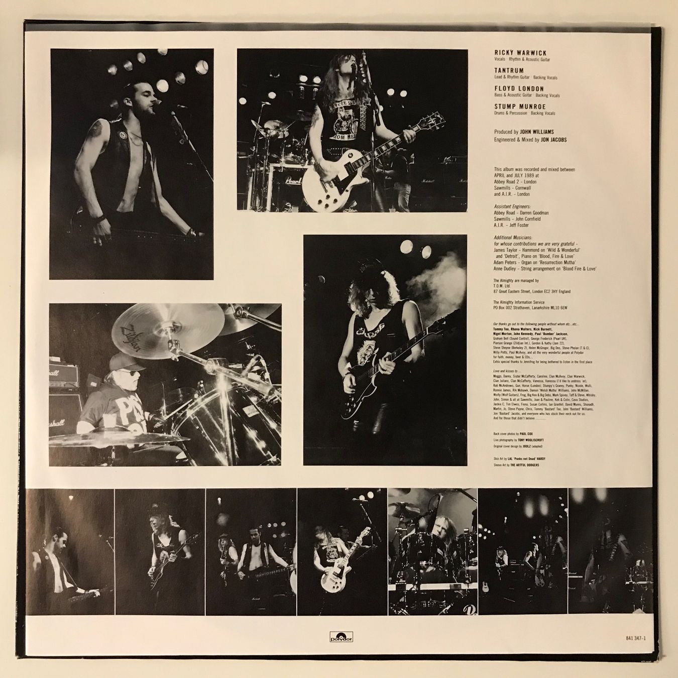 Dischi in vinile: The Almighty - Blood, Fire & Love – Usato da Aesch BL venduto da BlueMusicRecords 3