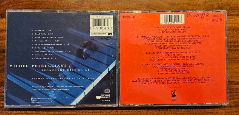 CDs: 2 CDs Jazz: Michel Petrucciani – Gebraucht aus Zürich von phillyboy2007 1