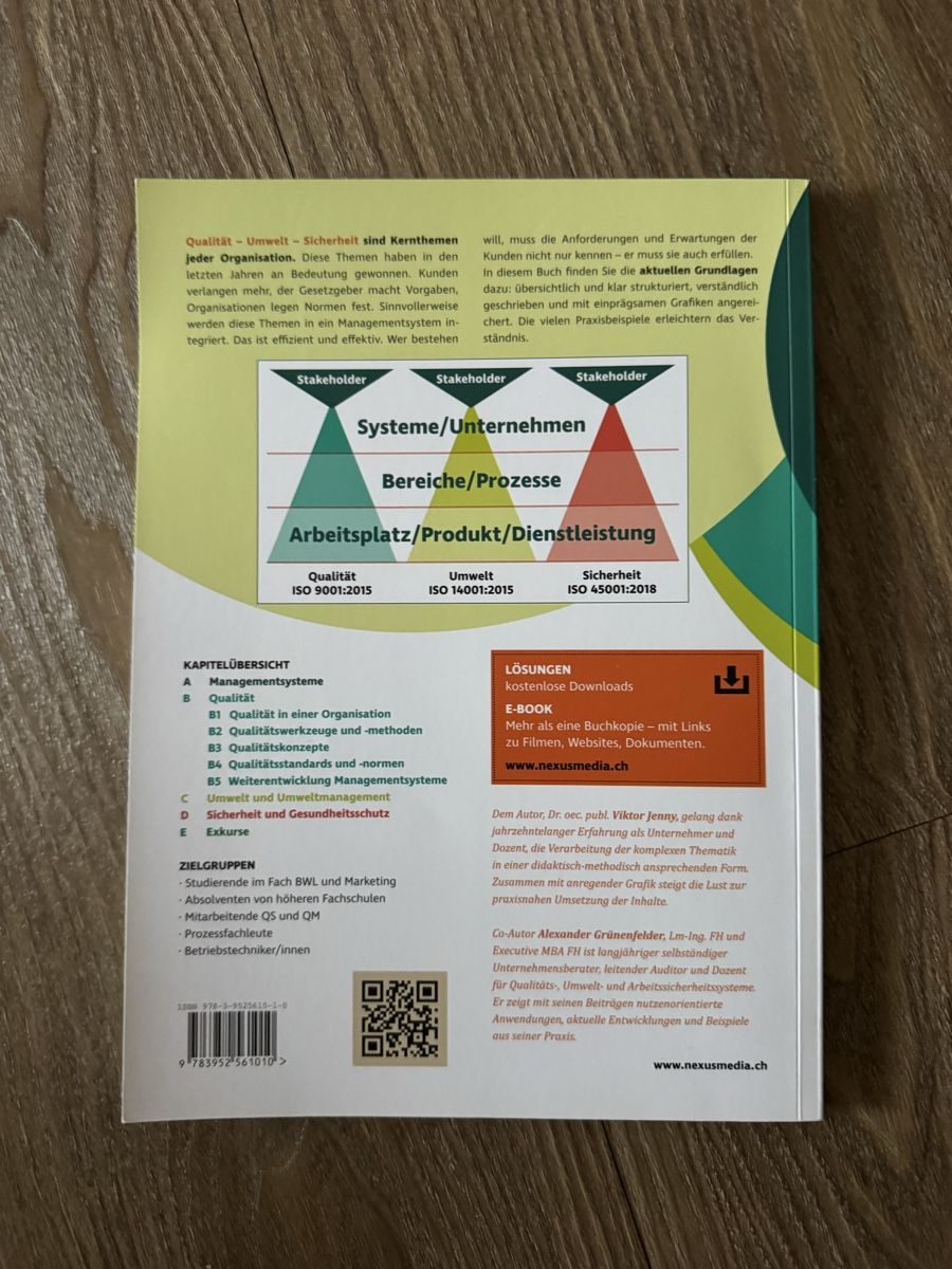 Libri: Buch Qualitätsmanagement – Nuovo (secondo la descrizione) da Ruggell venduto da mar_vq6b 1