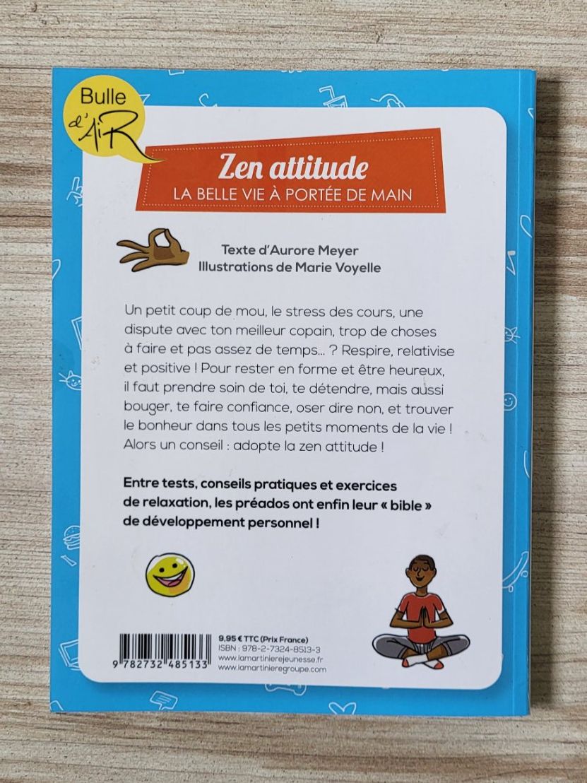 Libri: Livre pré-ado Zen attitude – Usato da Sembrancher venduto da Jbc71 1