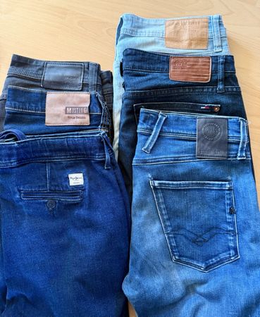5 Jeans Mix Marken Mustang Pepe Replay gebraucht