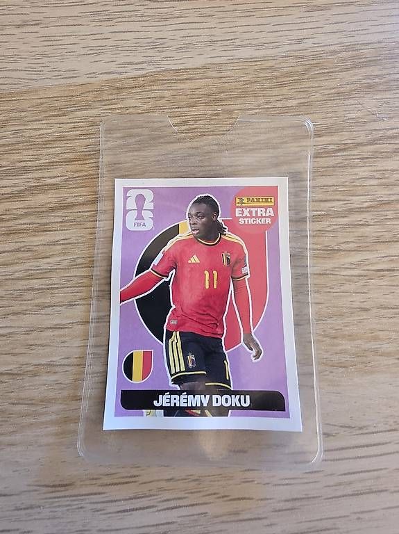 Carte collezionabili: Jérémy Doku FIFA26 Extra Sticker – Usato da Dallenwil venduto da Blastflame