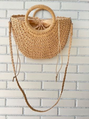 Handtasche aus Jute (Cross Body)