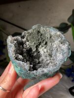 Grüner Chalcedon-Stalaktit