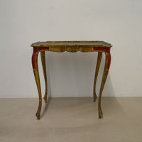 Vintage kleiner Florentiner Tisch barock  (S0151)
