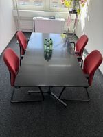 USM Haller Tisch / Konferenztisch mit 4 Stühlen