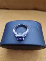 Bague Argent 925 avec Zircon Violet Élégante - Taille 56