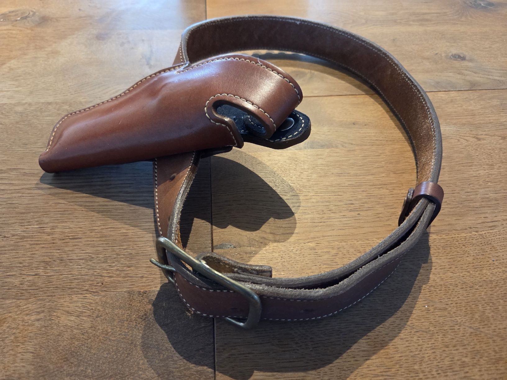 Tir sportif: Echtleder Gurt mit Holster – Neuf (Voir description) à Menzingen par anaconda69 2