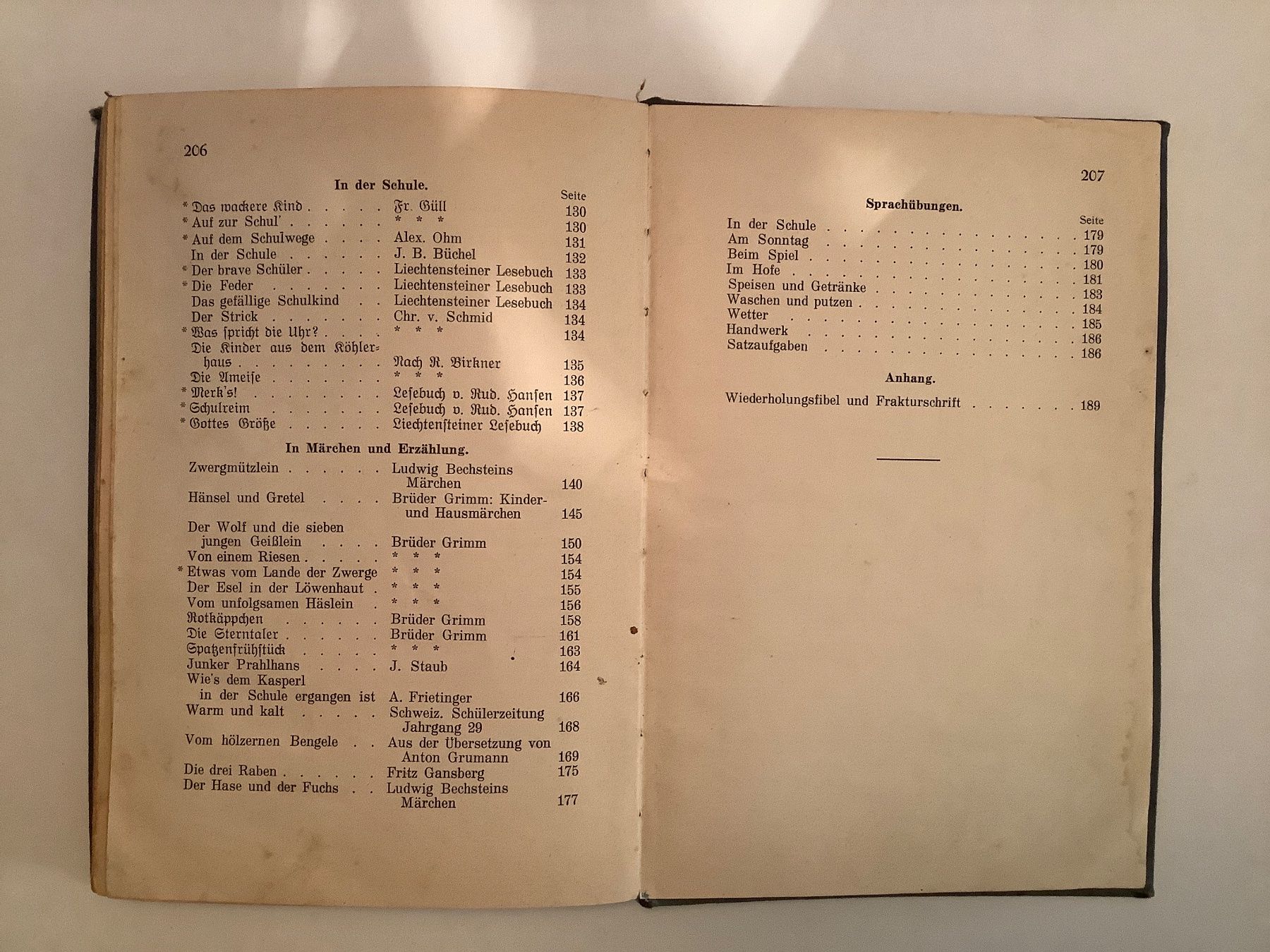 Libri: Antikes Lesebuch von 1935 – Usato da Triesen venduto da boston7 4