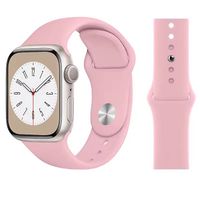 Apple Watch Silikon Armband Strap Pink - Neu