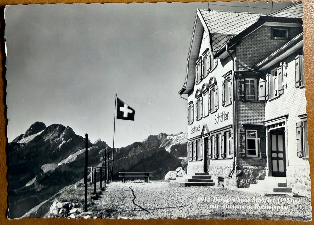 Cartoline postali: AK: Schäfler - berggasthaus – Usato da Lutry venduto da Ediego