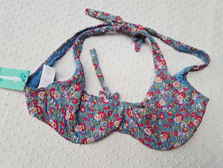 NEU! Schönes Bikini Top Blumen CALZEDONIA Gr. 85B