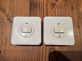 Schalter Sch3 + Schalter Sch3 mit Kontrolleuchte ABB Classic
