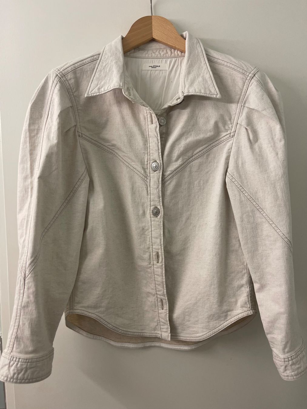 Isabel Marant Camicette: Isabel Marant Etoile Bluse Farbe hellbeige Grösse 38 – Usato da Nussbaumen AG venduto da normajeanbaker 1