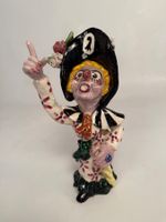 Basler Fasnacht Keramikfigur signiert SL 28cm