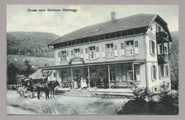 WALDEGG POSTKUTSCHE VOR DEM KURHAUS, *
