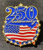 GG222 - Pin 250 Jahre USA 1776 bis 2026 Amerika Flagge Fahne