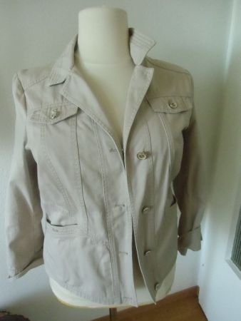 Veste beige en jeans T. 46