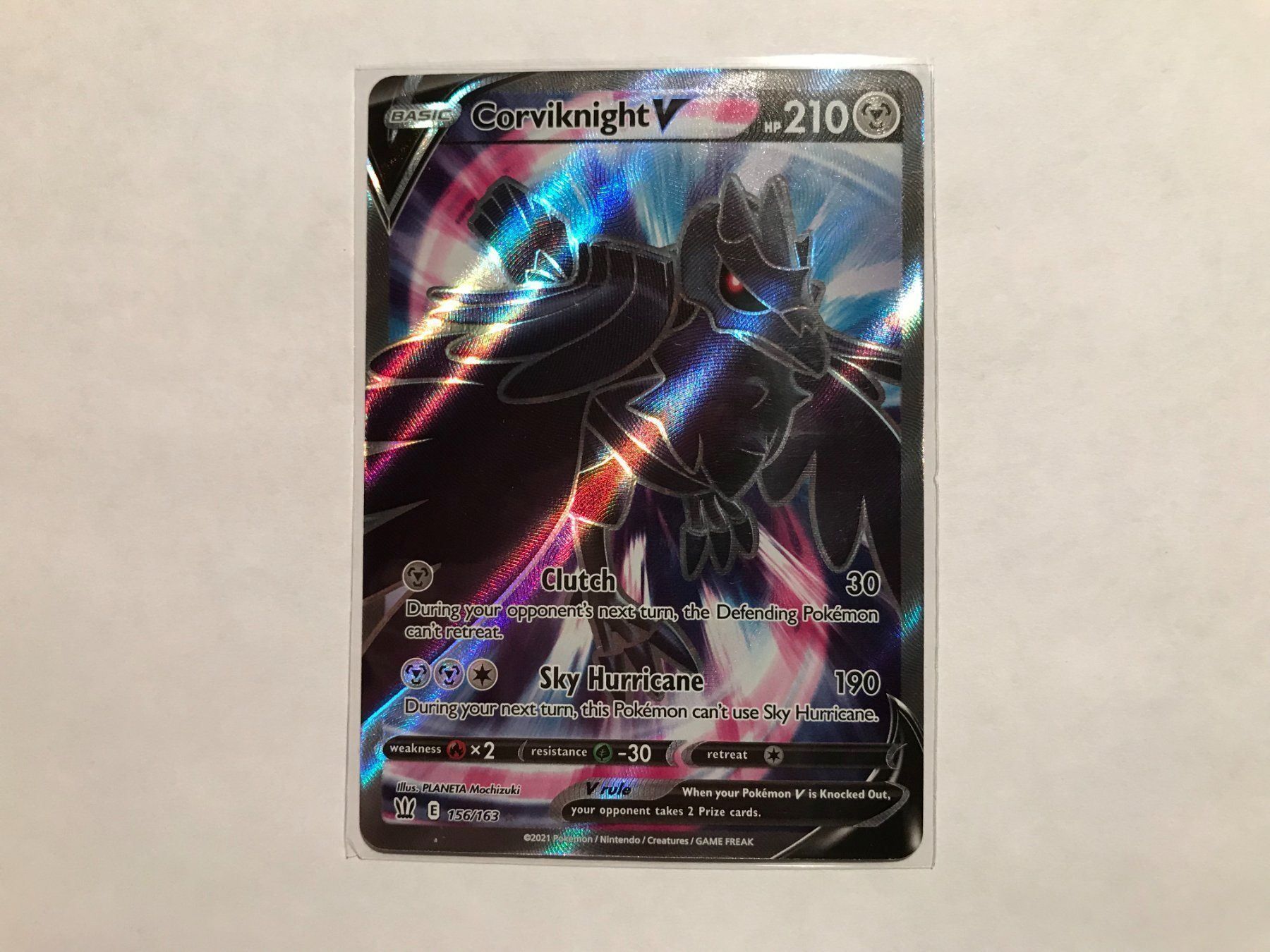 Pokémon Carte collezionabili: Corviknight V FullArt EN – Nuovo (secondo la descrizione) da Hagendorn venduto da Pokecollectorch