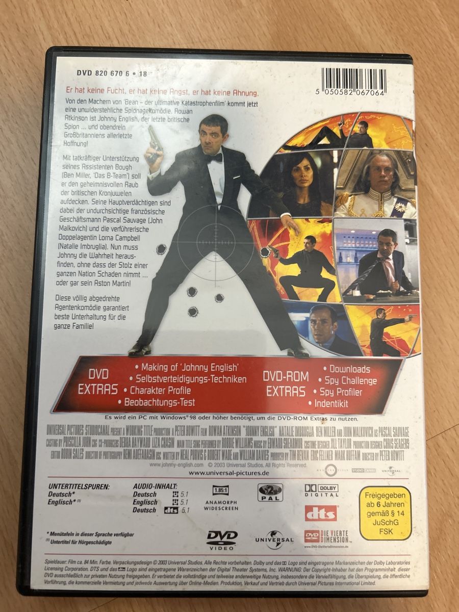 Tutti i DVDs: DVD Johnny English – Usato da Kreuzlingen venduto da jamie45 1