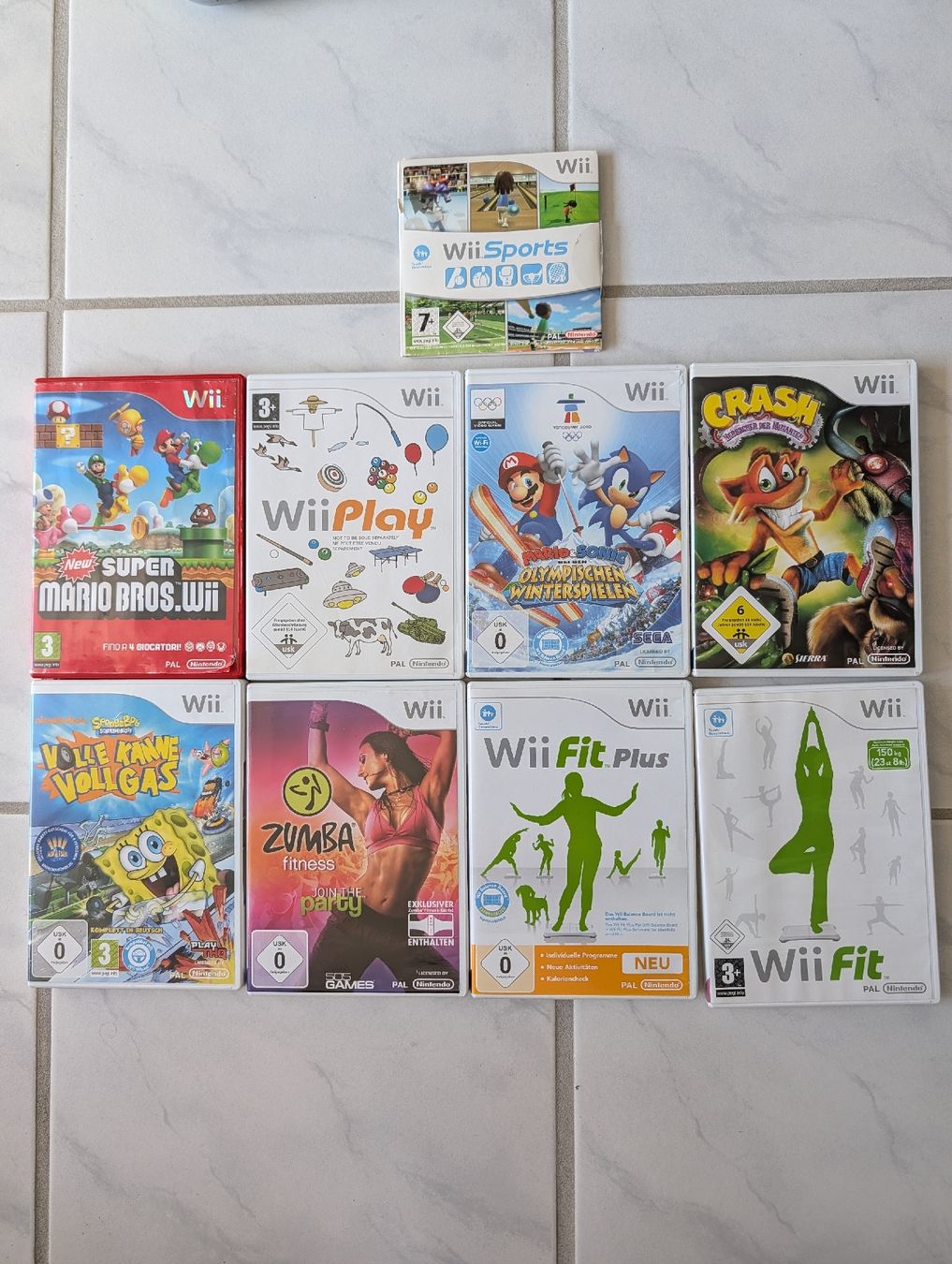 Nintendo Console: Nintendo Wii Mega Pack.9 Spiele, 2 Controller, Balance Board – Usato da Villigen venduto da yandel08 1