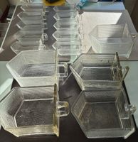 Gewürzschubladen Glas Set 13 Stück Vintage Zustand gut