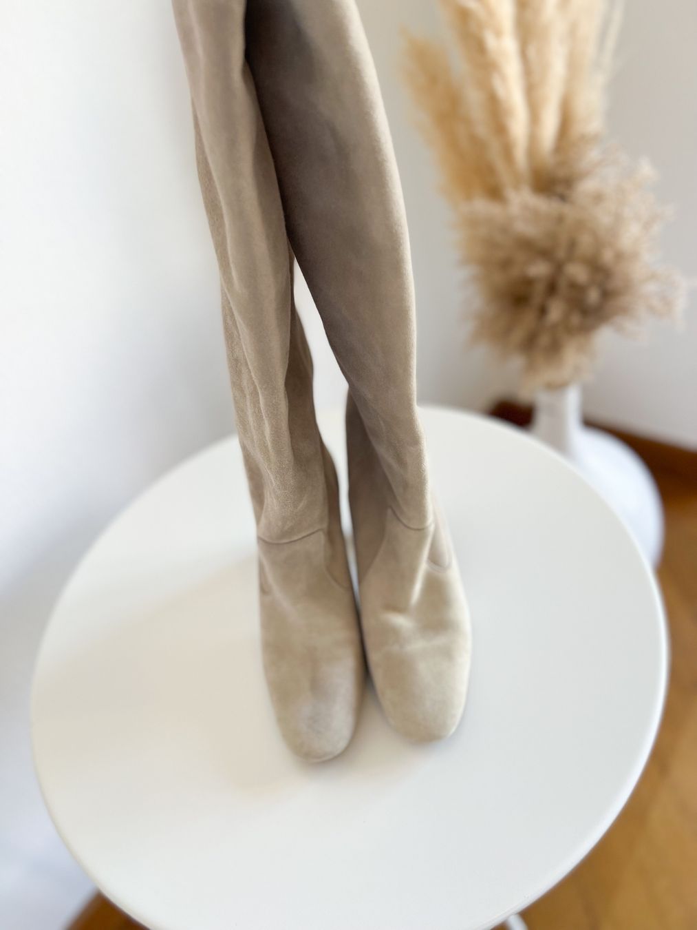 Scarpe da donna: Bottes beiges comme neuves 37/38 – Usato da Lausanne venduto da Greenbyaudrey 2