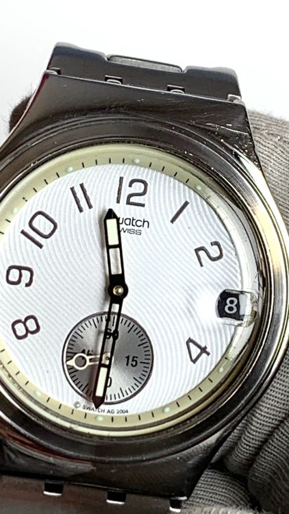 Swatch Irony Armbanduhr Edelstahl Herrenuhr 3