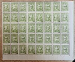 Argentina - 40 Marken Bogen ** Juan Bautista Alberdi, 1935