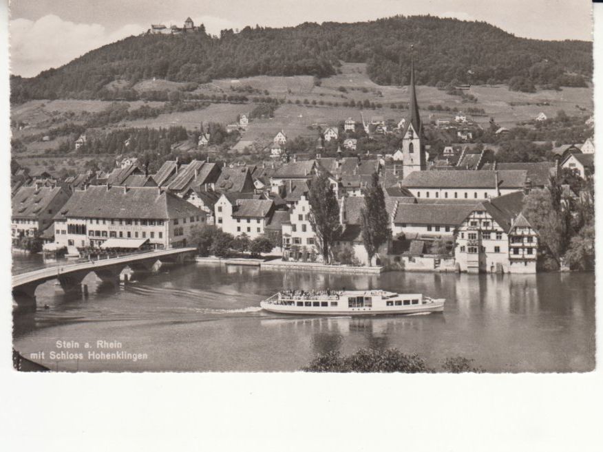 Ansichtskarten: Stein am Rhein ca. 1950 – Gebraucht aus Bürglen TG von StampGraf