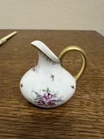Pichet vintage en porcelaine, roses, 1956.