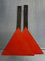 2 Stück /Warndreieck,, Neu